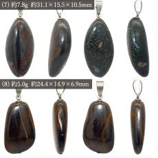 画像5: ボルダーオパール ペンダントトップ オーストラリア産 【一点物】 ステンレス製 Boulder Opal オパール 蛋白石 10月誕生石 日本製 自社製 母岩付き 天然オパール 個性派 天然石 パワーストーン (5)