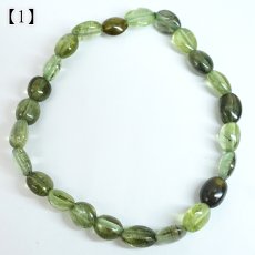 画像3:   ルドウィジャイトインペリドット ブレスレット タンブル パキスタン産 【一点もの】 Peridot 8月誕生石 カンラン石 ルチルペリドット ルドウィヒ石 お守り 浄化 ヒーリング 天然石 パワーストーン カラーストーン  (3)