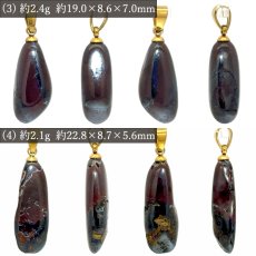 画像3: ボルダーオパール ペンダントトップ オーストラリア産 【一点物】 ステンレス製 Boulder Opal オパール 蛋白石 10月誕生石 日本製 自社製 母岩付き 天然オパール 個性派 天然石 パワーストーン (3)