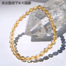 画像5:    シトリン スターカット AAAランク 6mm ブレスレット ブラジル産 Citrine 黄水晶 11月誕生石 希少 お守り 浄化 天然石 パワーストーン カラーストーン (5)