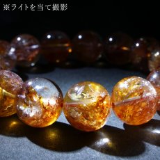 画像4:  オーロラクォーツ ブレスレット 14-15mm ブラジル産 【一点もの】 Aurora Quartz クォーツ リモナイト ヘマタイト 金魚水晶 お守り 浄化 アクセサリー ヒーリング 天然石 パワーストーン カラーストーン (4)