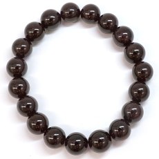 画像3:  スターガーネット ブレスレット 10mm ブラジル産 【一点もの】 Star Garnet ガーネット 柘榴石 スター効果 1月誕生石 お守り 浄化 アクセサリー ヒーリング 天然石 パワーストーン カラーストーン (3)