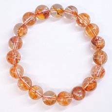 画像3:   オーロラクォーツ ブレスレット 10mm ブラジル産 【一点もの】 Aurora Quartz クォーツ リモナイト ヘマタイト 金魚水晶 お守り 浄化 アクセサリー ヒーリング 天然石 パワーストーン カラーストーン (3)