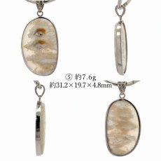 画像6: ェザーアゲート ペンダントトップ SV925 インドネシア産 【一点もの】 Agate フクリン 覆輪 瑪瑙 メノウ アゲート シルバー 天使の羽 お守り 浄化 ヒーリング 天然石 パワーストーン  (6)