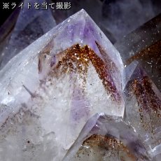 画像10:  カコクセナイト ファントム クラスター 原石 ブラジル産 【 一点もの 】 Quartz カコクセナイトインクォーツ 水晶 クリスタル クォーツ ポイント 結晶 浄化 内包物 鉱物 お守り 天然石 パワーストーン  (10)