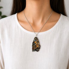画像5: パラサイト隕石 ペンダントトップ ST ロシア産 【一点もの】 隕石 Pallasite ステンレス サージカル メテオライト 石鉄隕石 オリビン 橄欖石 宇宙 ヒーリング 天然石 パワーストーン (5)