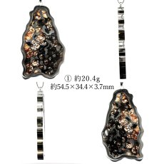 画像2: パラサイト隕石 ペンダントトップ ST ロシア産 【一点もの】 隕石 Pallasite ステンレス サージカル メテオライト 石鉄隕石 オリビン 橄欖石 宇宙 ヒーリング 天然石 パワーストーン (2)