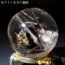 画像6: クォーツインクォーツ トルマリンイン 丸玉 ブラジル産 【 一点もの 】 希少 レア 水晶 クリスタル クォーツ 4月誕生石 エネルギー 厄除け 内包物 スフィア 鉱物 お守り 浄化 天然石 パワーストーン  (6)