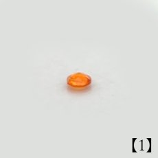 画像3: マンダリンガーネット ルース 0.15ct マダガスカル産 ラウンド【一点物】MandarinGarnet ガーネット 1月誕生石 コレクション 標本 オレンジ 鉱物 結晶 宝石 天然石 パワーストーン カラーストーン  (3)