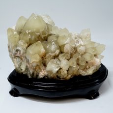 画像2: 共生鉱物 水晶 ドロマイト カルサイト パイライト 原石 ルーマニア産 クラスター 【 一点もの 】 台付き Quartz 共生 標本 希少 レア クリスタル クォーツ ポイント 浄化 内包物 お守り 天然石 パワーストーン  (2)