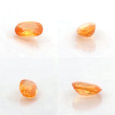 画像2: マンダリンガーネット ルース 1.15ct マダガスカル産 オーバル【一点物】MandarinGarnet ガーネット 1月誕生石 コレクション 標本 オレンジ 鉱物 結晶 宝石 天然石 パワーストーン カラーストーン (2)