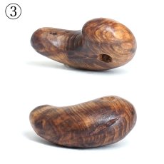 画像7: 屋久杉 泡瘤 (あわこぶ) 勾玉 23mm 【一点もの】 YAKUSUGI AWAKOBU 鹿児島県 屋久島 国産 日本製 瘤 杉 エネルギー パワーズウッド 天然木 (7)