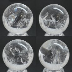 画像2: レムリアンシード 丸玉 42mm ブラジル バイーア州産 【一点もの】 Lemurian Seed 水晶 天然水晶 クリスタル クォーツ スフィア 4月 誕生石 レムリア 神秘 結晶 内包物 浄化 癒し 瞑想 お守り 厄除け 魔除け 天然石 パワーストーン (2)