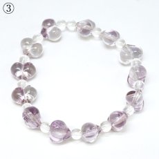 画像8: アメジスト ハート ブレスレット ブラジル産 【一点もの】 Amethyst 2月誕生石 愛の守護石 紫水晶 お守り 浄化 アクセサリー ヒーリング 天然石 パワーストーン カラーストーン (8)