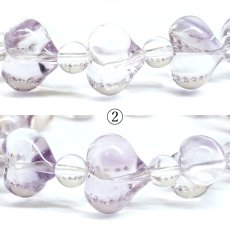 画像5: アメジスト ハート ブレスレット ブラジル産 【一点もの】 Amethyst 2月誕生石 愛の守護石 紫水晶 お守り 浄化 アクセサリー ヒーリング 天然石 パワーストーン カラーストーン (5)