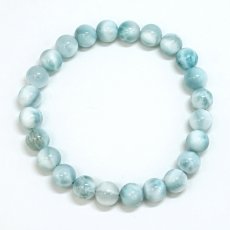 画像4: ラリマー ブレスレット 8mm ドミニカ共和国産 【一点もの】 Larimar ブルーペクトライト お守り 浄化 アクセサリー ヒーリング 天然石 パワーストーン カラーストーン (4)