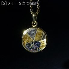 画像5: タイチンルチルクォーツ ペンダントトップ  SV925 ブラジル産【一点もの】Taichin rutile 希少 針水晶 スターバーストルチル ゴールド 浄化 お守り 天然石 パワーストーン (5)