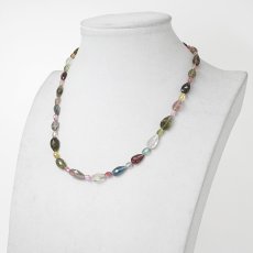 画像4: マルチトルマリン ネックレス ブラジル産【一点もの】Tourmaline トルマリン ドロップカット マグネット 10月誕生石 シルバー 鉱物 天然石 パワーストーン カラーストーン (4)