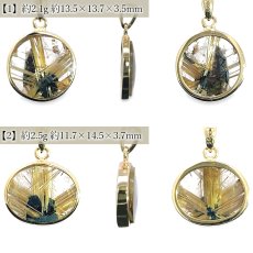 画像2: タイチンルチルクォーツ ペンダントトップ  SV925 ブラジル産【一点もの】Taichin rutile 希少 針水晶 スターバーストルチル ゴールド 浄化 お守り 天然石 パワーストーン (2)