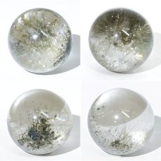 画像2: ガネーシュヒマール水晶 丸玉 17mm ネパール産 【一点もの】Ganesh Himal ガネーシャ 透明 水晶 希少 クォーツ スフィア ヒマラヤ水晶 インド 4月誕生石 内包物 浄化 癒し 瞑想 お守り 厄除け 魔除け 天然石 パワーストーン (2)
