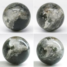 画像2: ガネーシュヒマール水晶 丸玉 22mm ネパール産 【一点もの】Ganesh Himal ガネーシャ 透明 水晶 希少 クォーツ スフィア ヒマラヤ水晶 インド 4月誕生石 内包物 浄化 癒し 瞑想 お守り 厄除け 魔除け 天然石 パワーストーン (2)