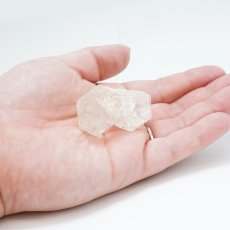 画像4: ダイヤモンドクォーツ 原石 34.8g パキスタン産【一点もの】Diamond Quartz クリスタル クォーツ ダブルターミネーティッド 両剣 クラック 結晶 お守り 浄化 4月誕生石 ヒーリング 天然石 パワーストーン カラーストーン (4)