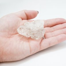 画像4: ダイヤモンドクォーツ 原石 53.1g パキスタン産【一点もの】Diamond Quartz クリスタル クォーツ ダブルターミネーティッド 両剣 クラック 結晶 お守り 浄化 4月誕生石 ヒーリング 天然石 パワーストーン カラーストーン (4)