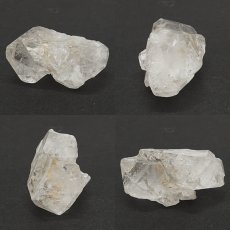 画像2: ダイヤモンドクォーツ 原石 34.8g パキスタン産【一点もの】Diamond Quartz クリスタル クォーツ ダブルターミネーティッド 両剣 クラック 結晶 お守り 浄化 4月誕生石 ヒーリング 天然石 パワーストーン カラーストーン (2)