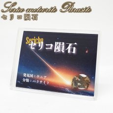 画像1: セリコ隕石 原石 ケニア産【一点物】Serico meteorite Parasite ケース入り パラサイト 希少石 石鉄隕石 奇跡の隕石 セリコ南部 鉱物 鉱石 コレクション 標本 浄化 お守り 天然石 パワーストーン (1)