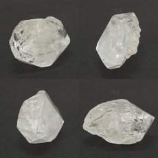 画像2: ダイヤモンドクォーツ 原石 38.7g パキスタン産【一点もの】Diamond Quartz クリスタル クォーツ ダブルターミネーティッド 両剣 クラック 結晶 お守り 浄化 4月誕生石 ヒーリング 天然石 パワーストーン カラーストーン (2)