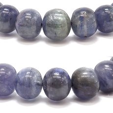 画像2: バイカラータンザナイト ブレスレット 9mm タンザニア産【一点もの】Tanzanite タイヤ型 12月誕生石 希少 ゾイサイト お守り 浄化 アクセサリー ヒーリング 天然石 パワーストーン カラーストーン (2)