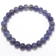 画像3: バイカラータンザナイト ブレスレット 8mm タンザニア産【一点もの】Tanzanite タイヤ型 12月誕生石 希少 ゾイサイト お守り 浄化 アクセサリー ヒーリング 天然石 パワーストーン カラーストーン (3)