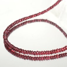 画像2: ルビー ネックレス 一連 約45cm モザンビーク産 アフリカ ステンレス Ruby 赤 レッド ワインカラー コランダム 7月誕生石 宝石 ジュエリー レディース アクセサリー 天然石 パワーストーン カラーストーン (2)