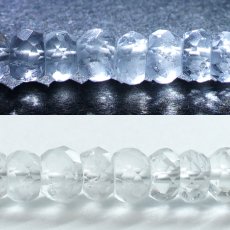 画像4: ゴシェナイト ネックレス カット 一連 約42cm アフガニスタン産 ステンレス Goshenite 無色透明 クリア ホワイトベリル ベリル 宝石 ジュエリー レディース アクセサリー 天然石 パワーストーン カラーストーン (4)