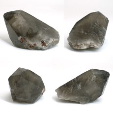 画像2: スペサルティンガーネット スモーキークォーツ 原石 中国 福建省産 共生鉱物 【 一点もの 】 Spessartine Garnet ガーネット 標本 鉱物 結晶 希少 お守り 浄化 天然石 パワース (2)