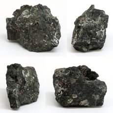 画像2: パイロープガーネット ペリドタイト母岩 原石 チェコ産 共生鉱物 【 一点もの 】 Pyrope Garnet ガーネット 標本 鉱物 結晶 希少 お守り 浄化 天然石 パワーストーン カラーストーン (2)