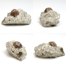 画像2: アルマンディンガーネット 原石 フランス産 【 一点もの 】 Almandine Garnet ガーネット 標本 鉱物 結晶 希少 お守り 浄化 天然石 パワーストーン カラーストーン (2)