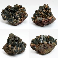 画像2: トパゾライトガーネット ヘデンベルガイト 原石 イラン産 共生鉱物 【 一点もの 】 Topazolite Garnet ガーネット 標本 鉱物 結晶 希少 お守り 浄化 天然石 パワーストーン カラーストーン (2)