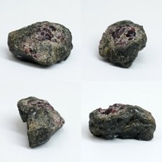 画像2: パイロープガーネット ダイオプサイド 原石 オーストラリア産 共生鉱物 【 一点もの 】 Pyrope Garnet ガーネット 標本 鉱物 結晶 希少 お守り 浄化 天然石 パワーストーン カラーストーン (2)