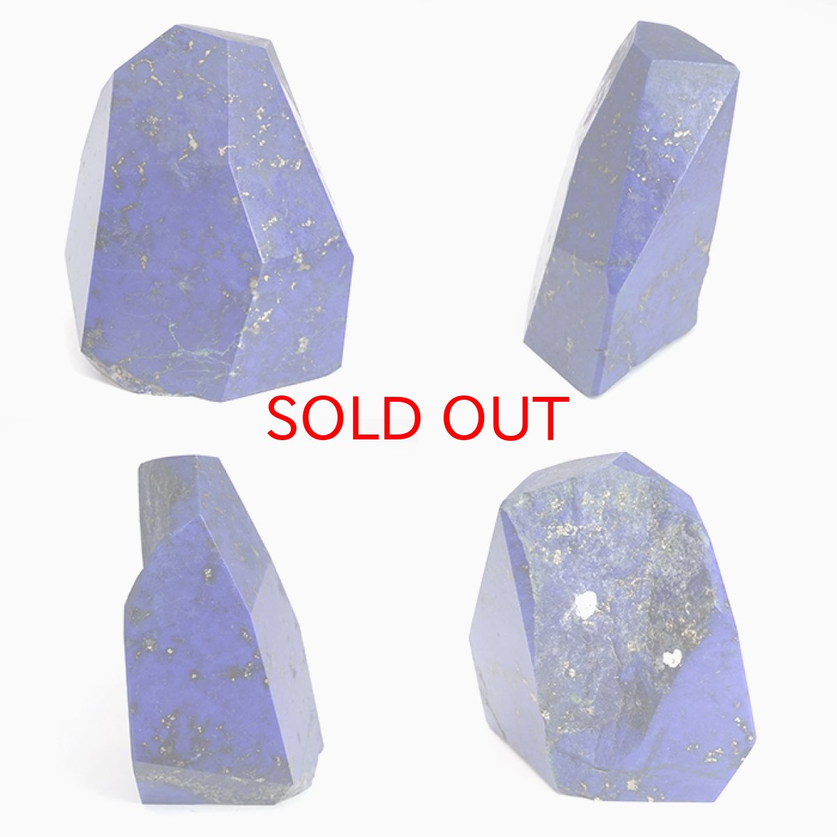 画像2: 【SALE 14%OFF】 ラピスラズリ 原石 ポリッシュ 247g アフガニスタン産 【 一点もの 】 Lapislazuli 希少 9月誕生石  鉱物 浄化 お守り 風水 オブジェ 幸運 開運 運気 天然石 パワーストーン (2)
