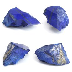 画像2: ラピスラズリ 原石 ポリッシュ 402g アフガニスタン産 【 一点もの 】 Lapislazuli 希少 9月誕生石  鉱物 浄化 お守り 風水 オブジェ 幸運 開運 運気 天然石 パワーストーン (2)
