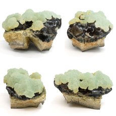 画像2: メラナイトガーネット プレナイト 原石 マリ共和国産 共生鉱物 【 一点もの 】 Melanite Garnet ガーネット 標本 鉱物 結晶 希少 お守り 浄化 天然石 パワーストーン カラーストーン (2)