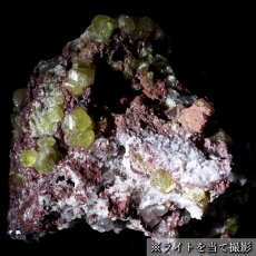 画像5: トパゾライトガーネット アンドラダイト 原石 メキシコ ベラクルス産 共生鉱物 【 一点もの 】 Topazolite Garnet ガーネット 標本 鉱物 結晶 希少 お守り 浄化 天然石 パワーストーン カラーストーン (5)