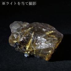 画像5: ルチルクォーツ 原石 18.9g ブラジル産【一点もの】Rutile quartz 希少 タイチン 針水晶 ルチル ゴールド オブジェ 鉱物 浄化 お守り 天然石 パワーストーン (5)