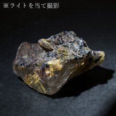 画像6: ルチルクォーツ 原石 18.9g ブラジル産【一点もの】Rutile quartz 希少 タイチン 針水晶 ルチル ゴールド オブジェ 鉱物 浄化 お守り 天然石 パワーストーン (6)