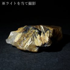 画像6: ルチルクォーツ 原石 19.6g ブラジル産【一点もの】Rutile quartz 希少 タイチン 針水晶 ルチル ゴールド オブジェ 鉱物 浄化 お守り 天然石 パワーストーン (6)