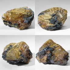 画像2: ルチルクォーツ 原石 8.9g ブラジル産【一点もの】Rutile quartz 希少 タイチン 針水晶 ルチル ゴールド オブジェ 鉱物 浄化 お守り 天然石 パワーストーン (2)
