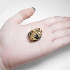 画像4: ルチルクォーツ 原石 8.9g ブラジル産【一点もの】Rutile quartz 希少 タイチン 針水晶 ルチル ゴールド オブジェ 鉱物 浄化 お守り 天然石 パワーストーン (4)