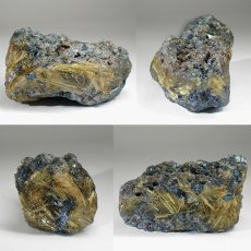 画像2: ルチルクォーツ 原石 50.4g ブラジル産【一点もの】Rutile quartz 希少 タイチン 針水晶 ルチル ゴールド オブジェ 鉱物 浄化 お守り 天然石 パワーストーン (2)