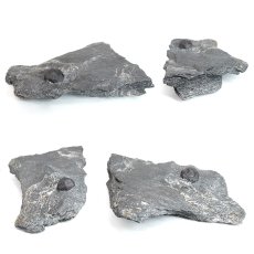 画像2: ガーネット on グラファイト 原石 約64.0g アメリカ レッドエンバーズ鉱山産 【一点もの】 Garnet on Graphite ガーネットオングラファイト 鉱物 共生 標本 結晶 柘榴石 石墨 浄化 お守り 天然石 パワーストーン カラーストーン (2)